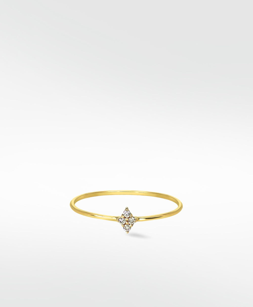 Nova 14K Guld Ring m. Lab-Grown Diamant 