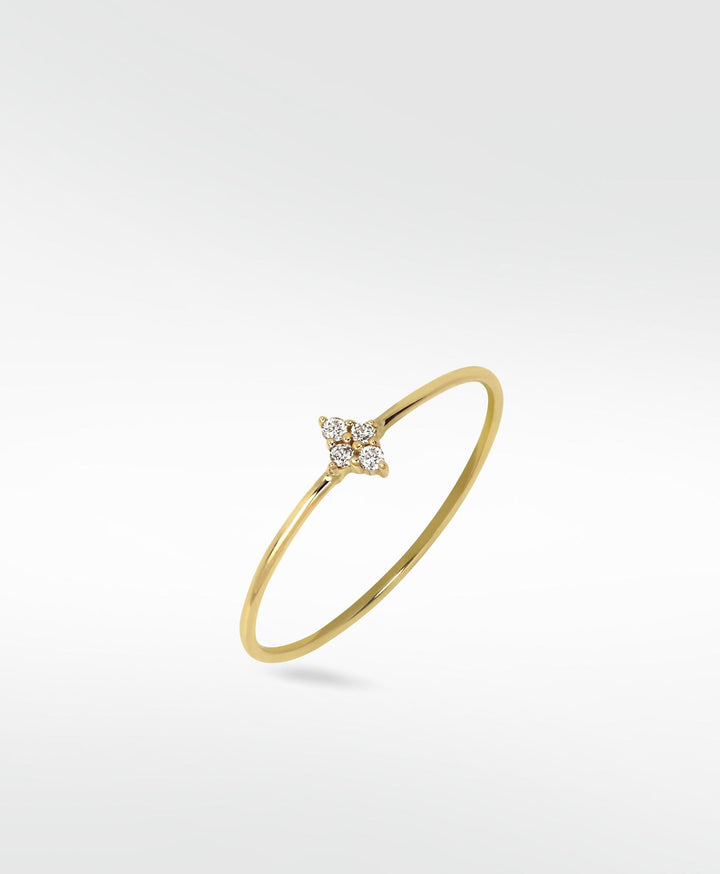 Nova 14K Gold Ring w. Lab-Grown Diamond