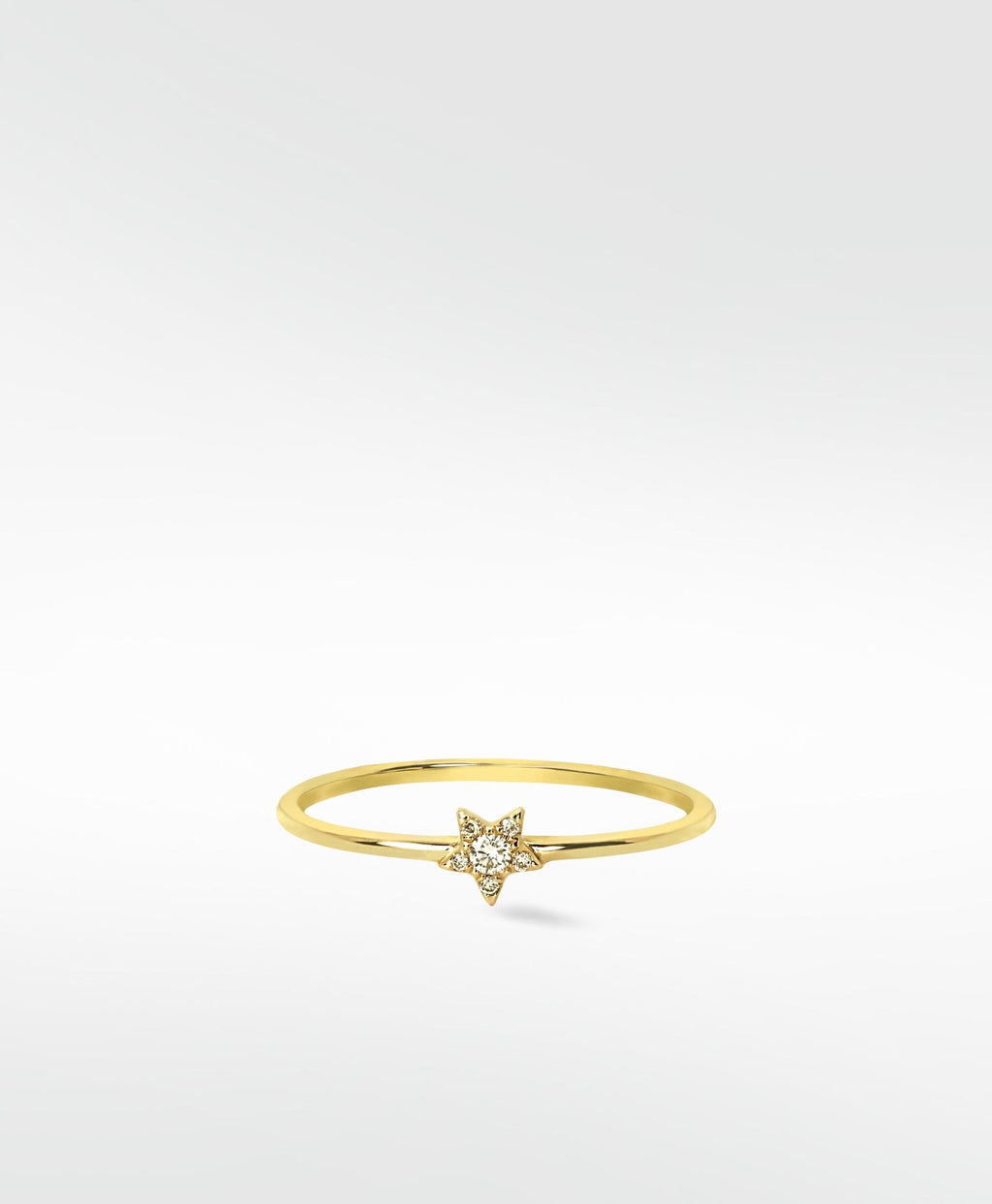 Starry Messenger 14K Guld Ring m. Lab-Grown Diamant 