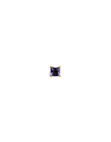 Candy Purple 18K Gold Stud w. Amethyst