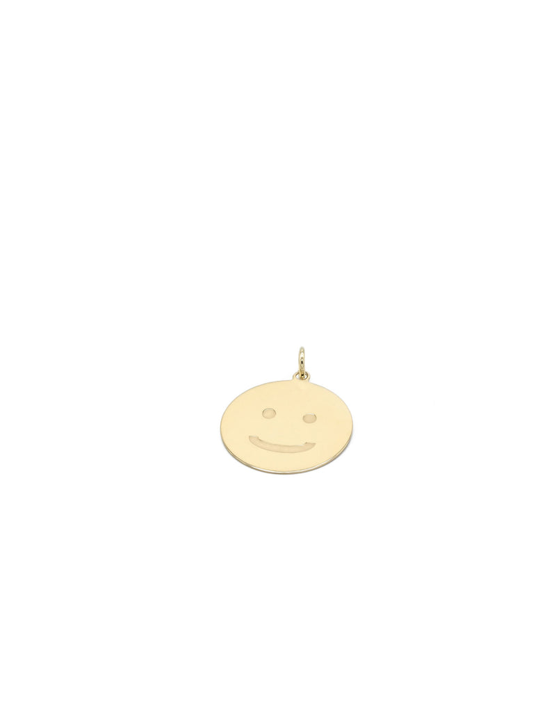 Charm Love Coin 18K Gold Pendant