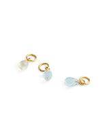 Drop 18K Gold Pendant w. Quartz