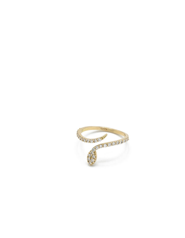 Maybe White 18K Guld Ring m. Diamanter