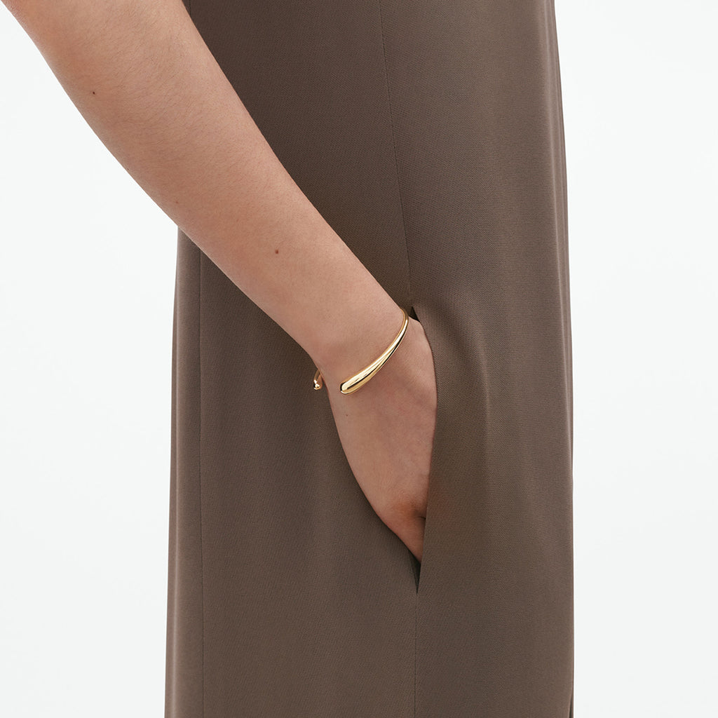 Mercy Open 18K Gold Bangle