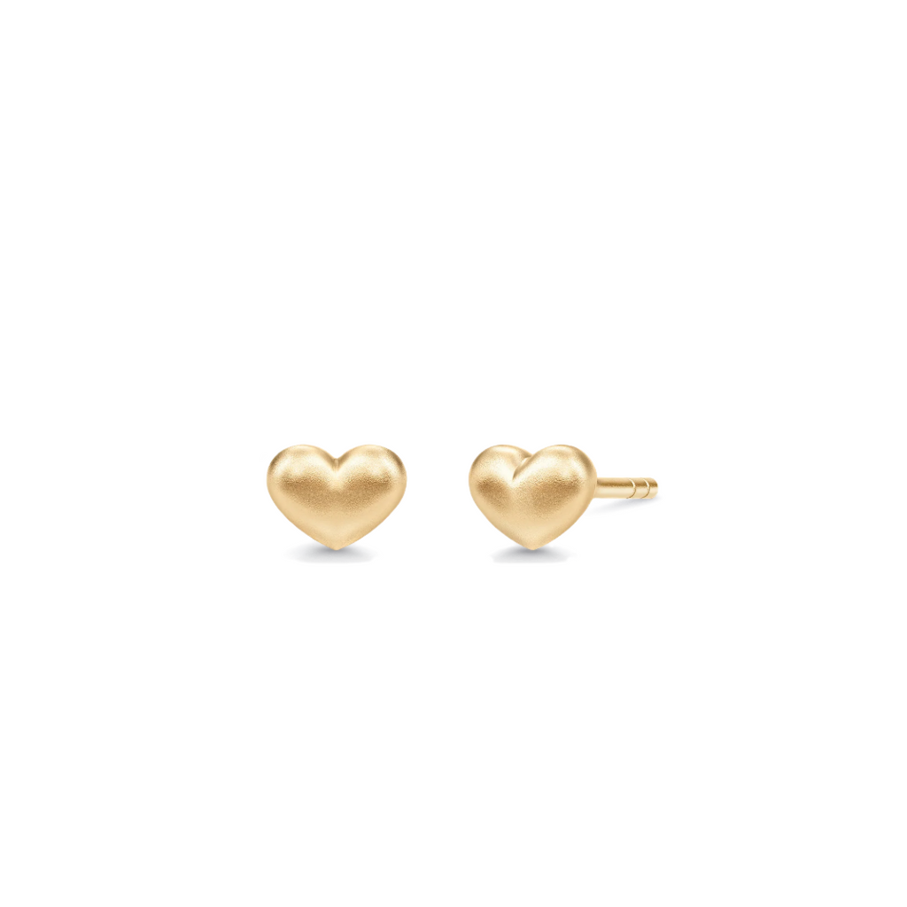 Love Gold Plated Earstuds