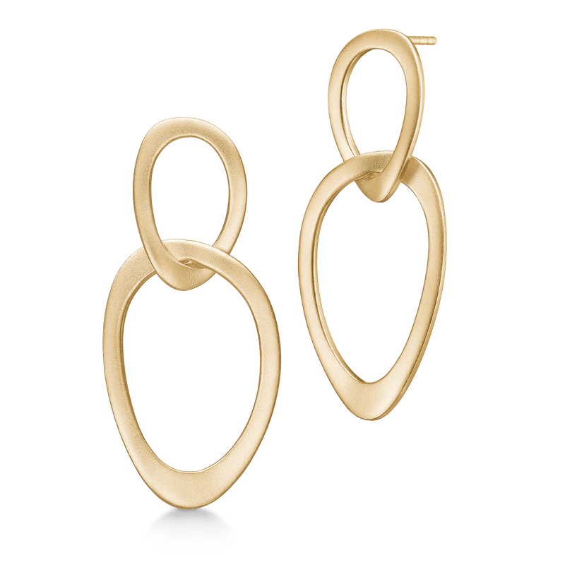 Ava Gold Plated Earrings