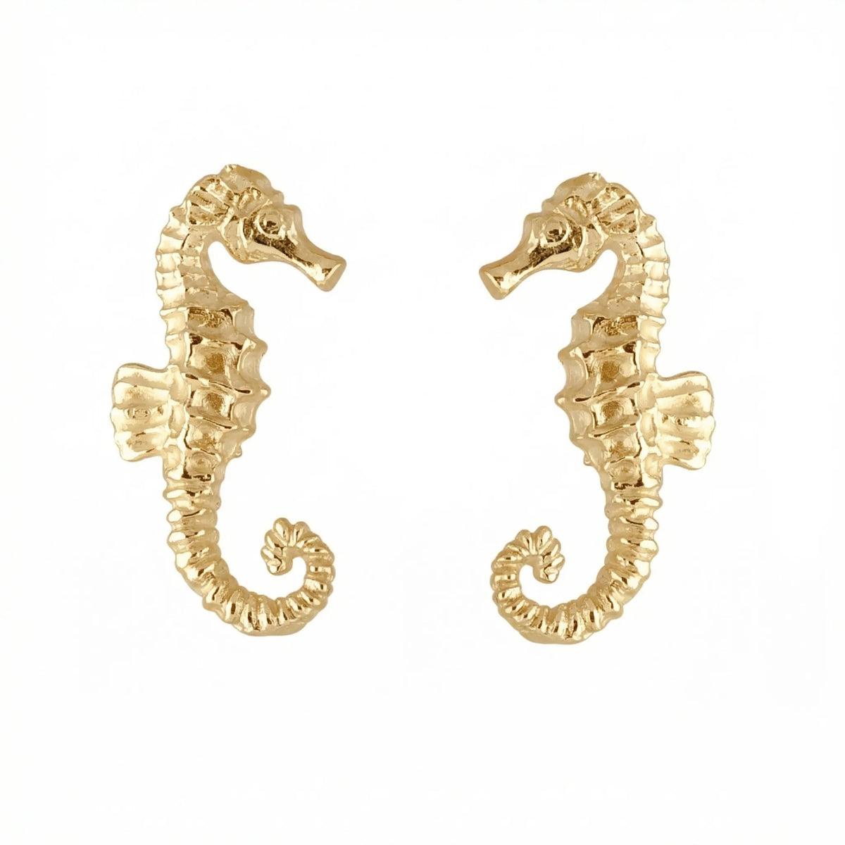 Seahorse 18K Gold Plated Earrings