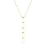 Shelby 14K Gold Necklace w. Diamonds