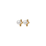 Shibuya Ichi Gold Plated Stud w. Pearl