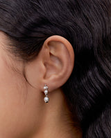 Shibuya San Silver Stud w. Pearls