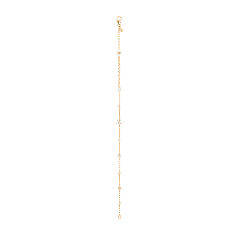 Shooting Stars Armband 18K vergoldet I Diamanten
