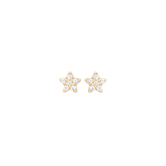 Mini Shooting Stars Ohrringe aus 18K Gold I Diamant