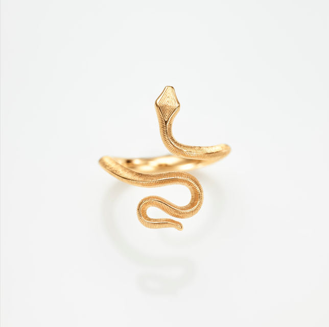 Snakes Mini 18K Gold Ring