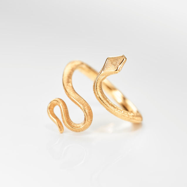 Snakes Mini 18K Gold Ring