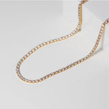 Ellera Grande 18K Gold Plated Necklace w. Zirconias