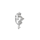 Sky 14K White Gold Huggie w. Lab-Grown Diamonds