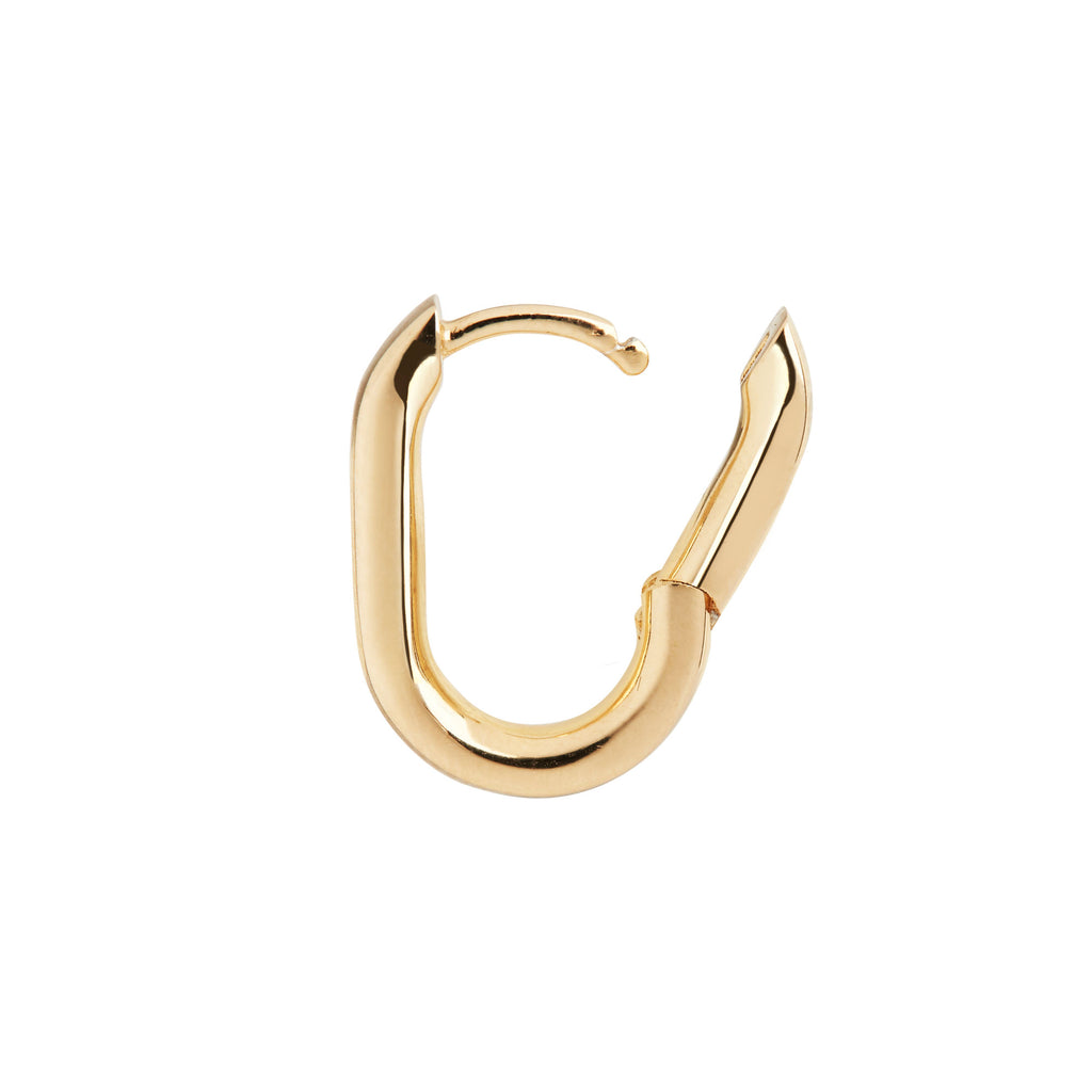 Slick Huggie Gold Plated Earring