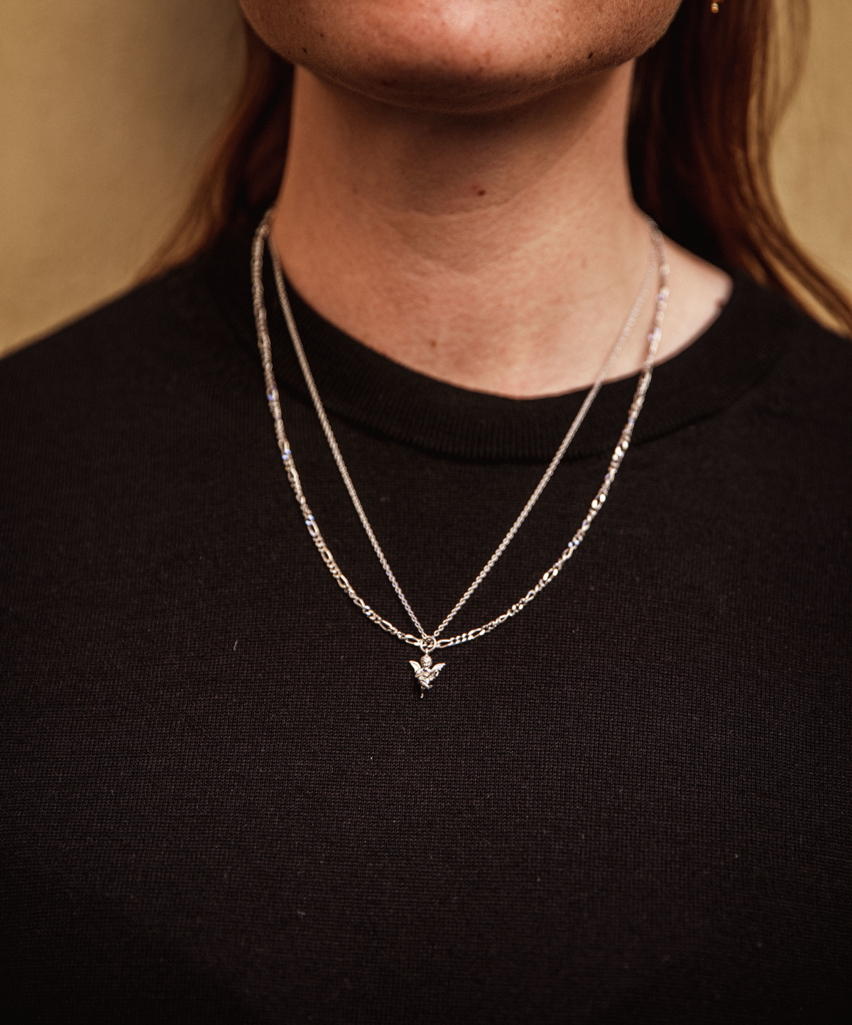 IX Angel Silver Pendant