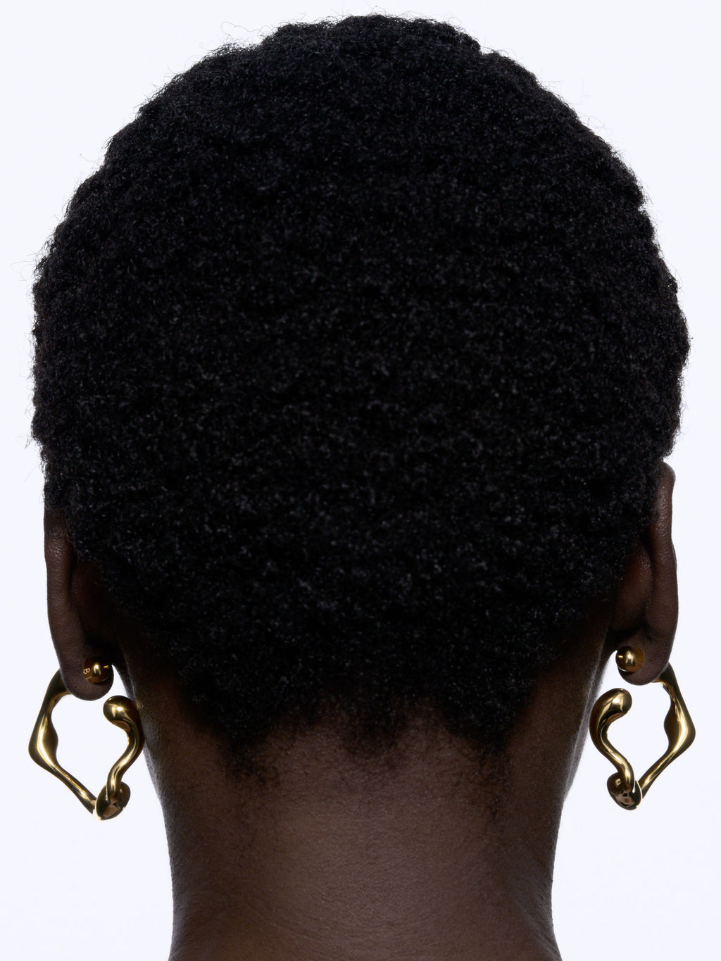 Splash Small Gold Plated Hoops