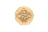 Tag Diamond 18K Gold Ring w. Diamonds