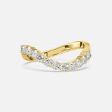 Lille Noor 14k Guld Ring m. Diamanter