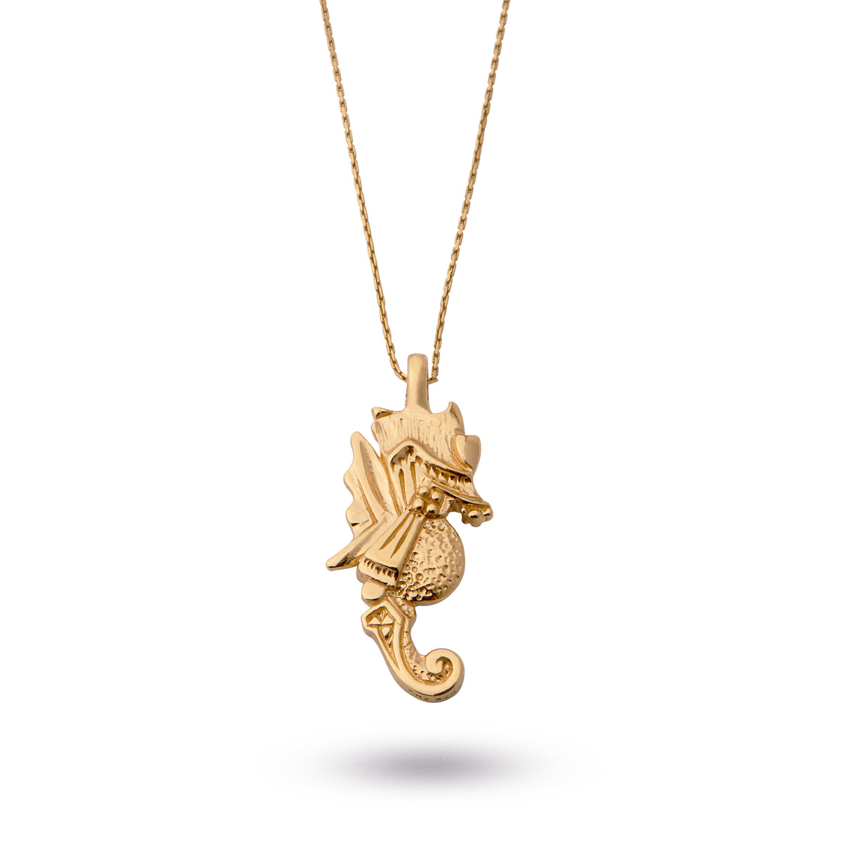 Seahorse 14K Gold Plated Necklace