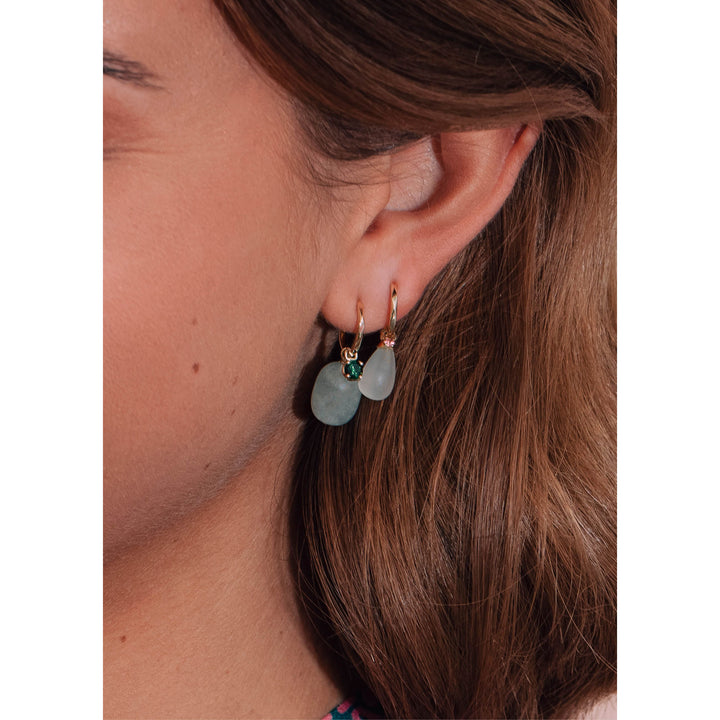 10K Gold Pendant w. Moonstone