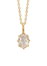 Stella 10K Gold Pendant w. Champagne Quartz