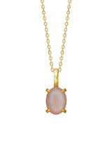 Camren 10K Gold pendant w. Sand Moonstone