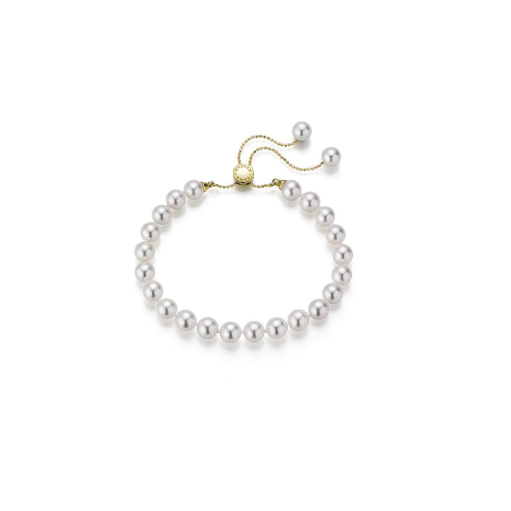 Transformable 18K Guld Armbånd m. Akoya Perler