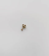 Trois 18K Fairmined Gold Stud