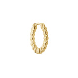 True Romance 10 14K Gold Huggie w. Lab-Grown Diamonds