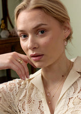 Double Bubble 10K Guld Ring m. Gylden Rutil & Rosakvarts