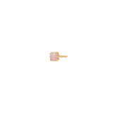 Bon Bon 10K Gold Stud w. Pink Opal