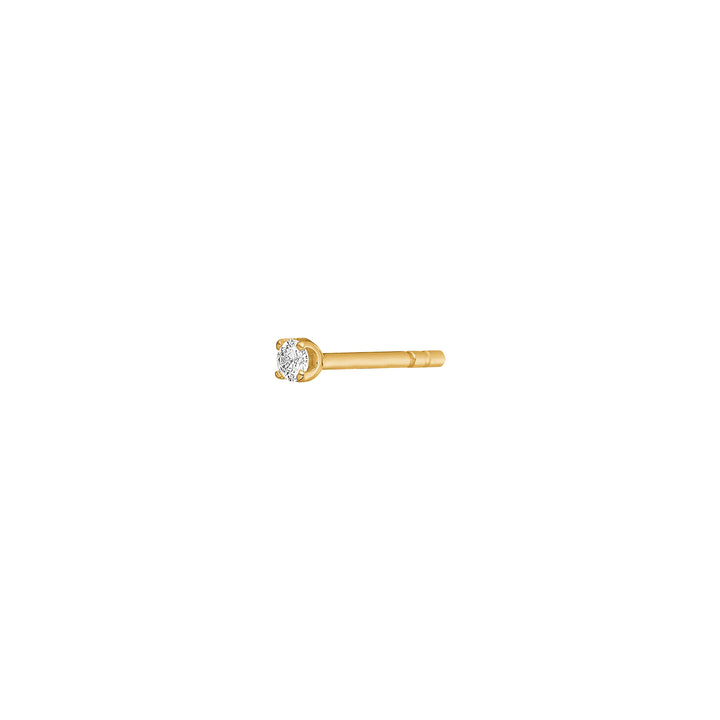 Prism 10K Gold Stud w. Diamond