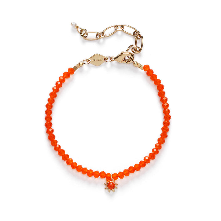 Tangerine Dream Gold Plated Bracelet w. Beads