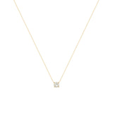 Teeny Twinkle 18K Gold Necklace w. Diamond