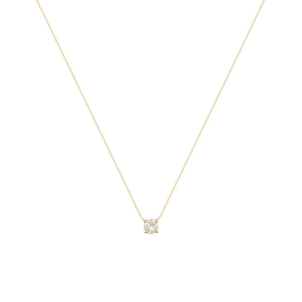 Teeny Twinkle 18K Gold Necklace w. Diamond