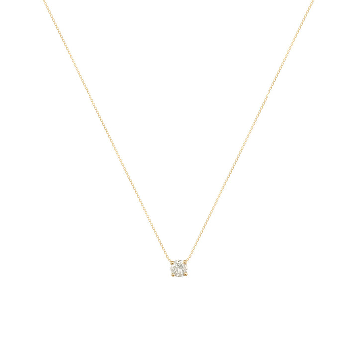 Teeny Twinkle 18K Gold Necklace w. Diamond
