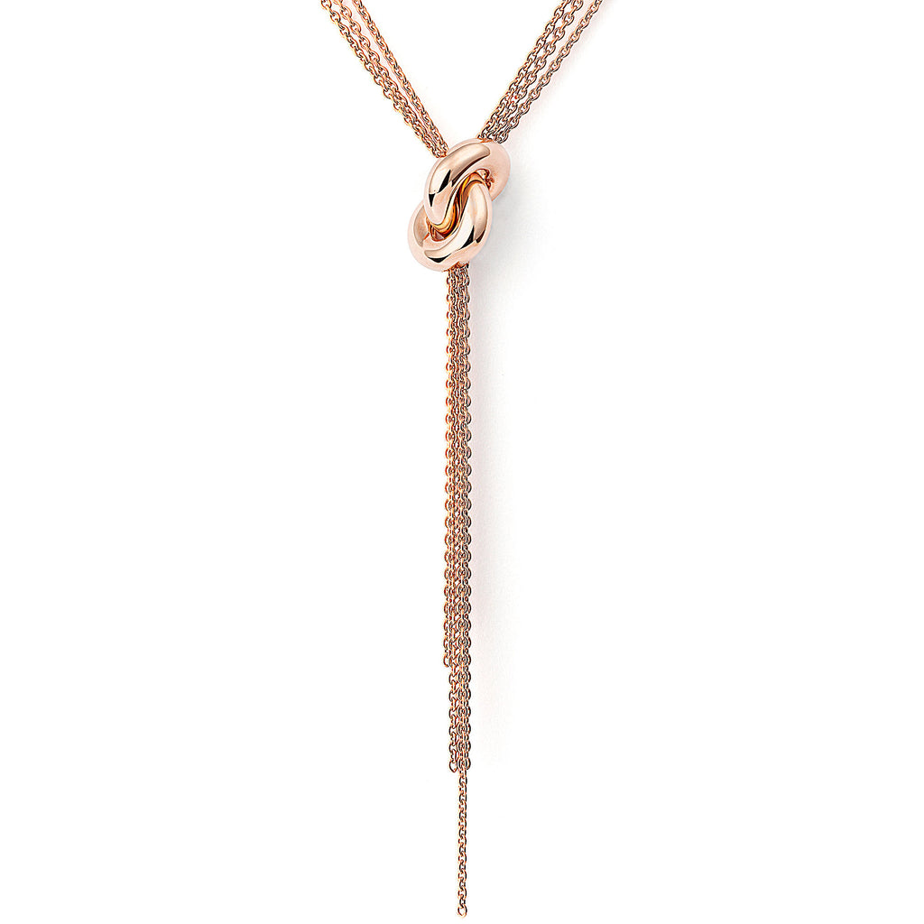 The Legacy Knot 18K Rosegold Necklace