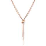 The Legacy Knot 18K Rosegold Necklace