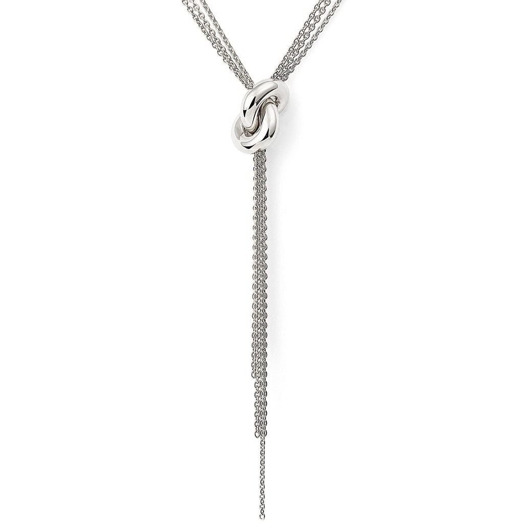 The Legacy Knot 18K Hvidguld Halskæde