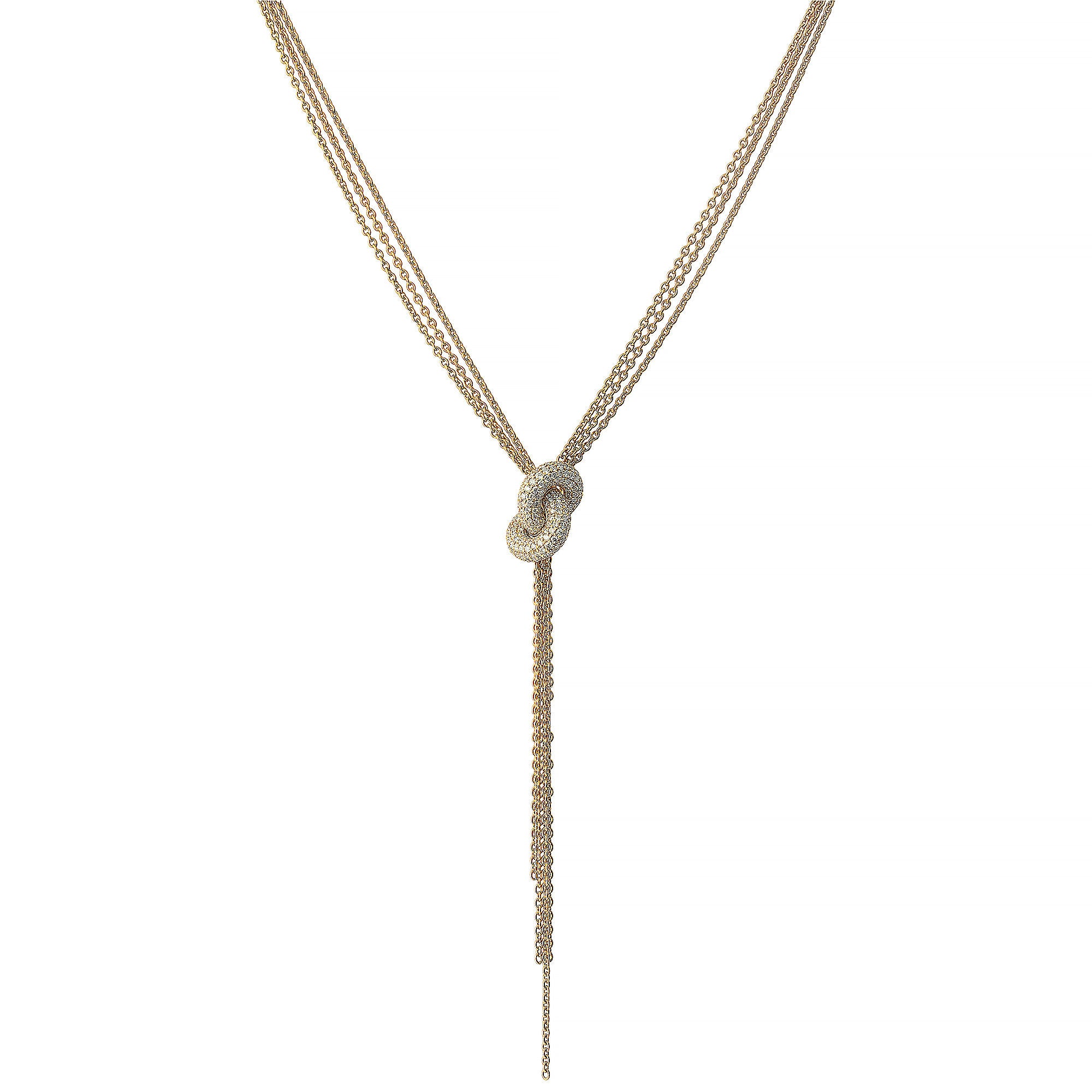 Engelbert The Legacy Knot 18K Gold Necklace w. Diamonds – The Jewellery ...