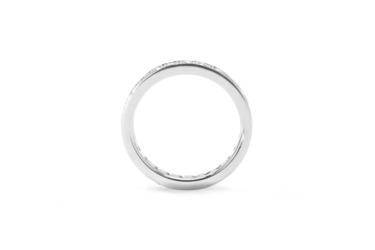 Amore The Eternity Bold 18K Whitegold Ring w. Diamonds