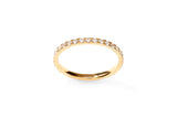 Amore The Eternity Classic 18K Gold Ring w. Diamonds