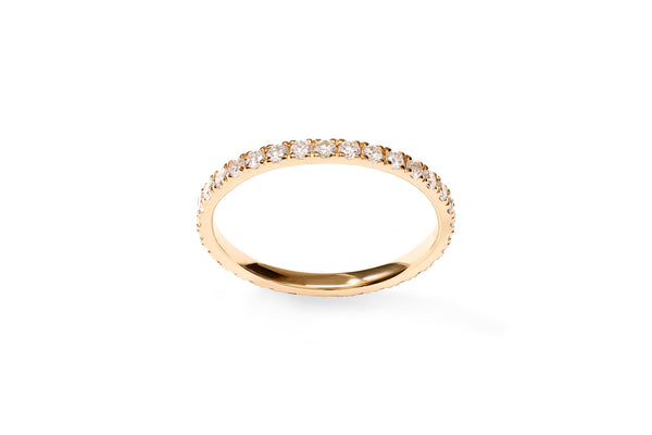 Amore The Eternity Classic 18K Rosaguld Ring m. Diamanter