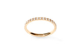 Amore The Eternity Classic 18K Rosegold Ring w. Diamonds