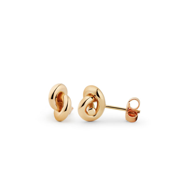 Legacy Knot Mini 18K Gold Earrings