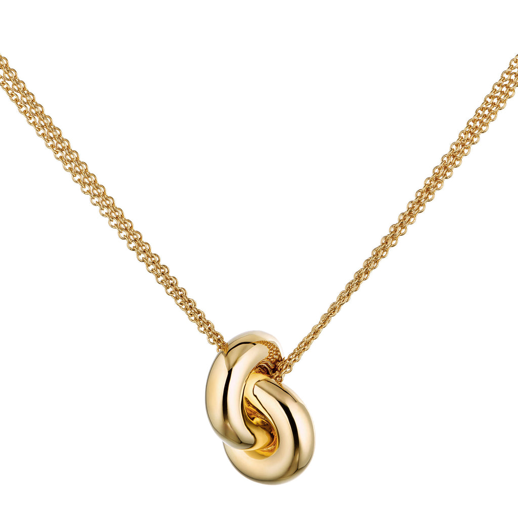The Legacy Knot Big 18K Gold Necklace