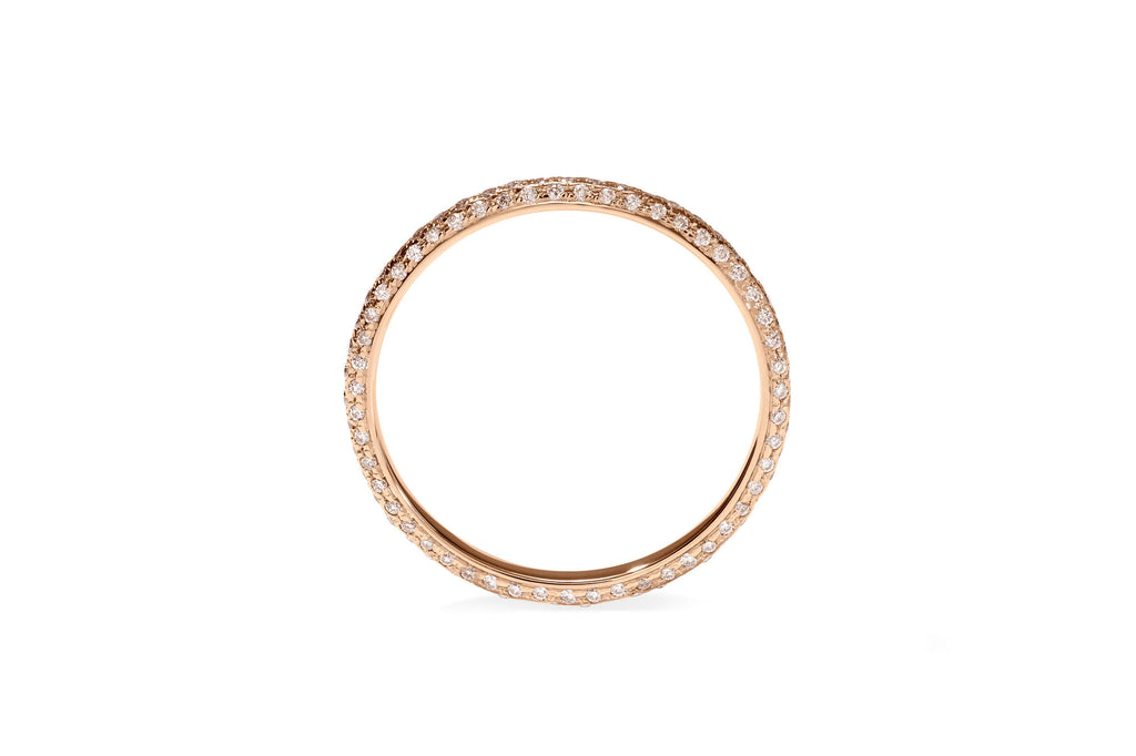 Amore The Luxury 18K Rosegold Ring w. Diamonds